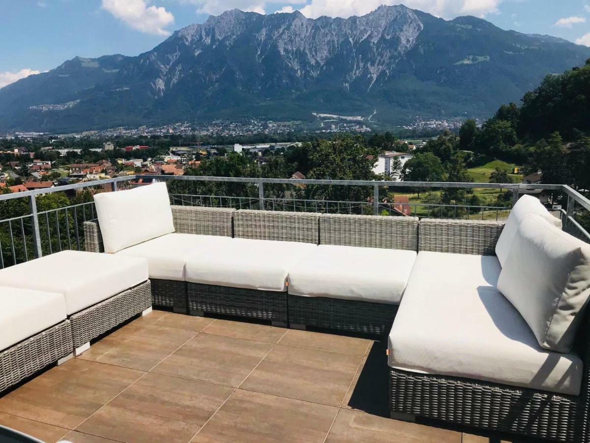 Alpen Panorama View Luxury House With Green Garden Buchs  Kültér fotó